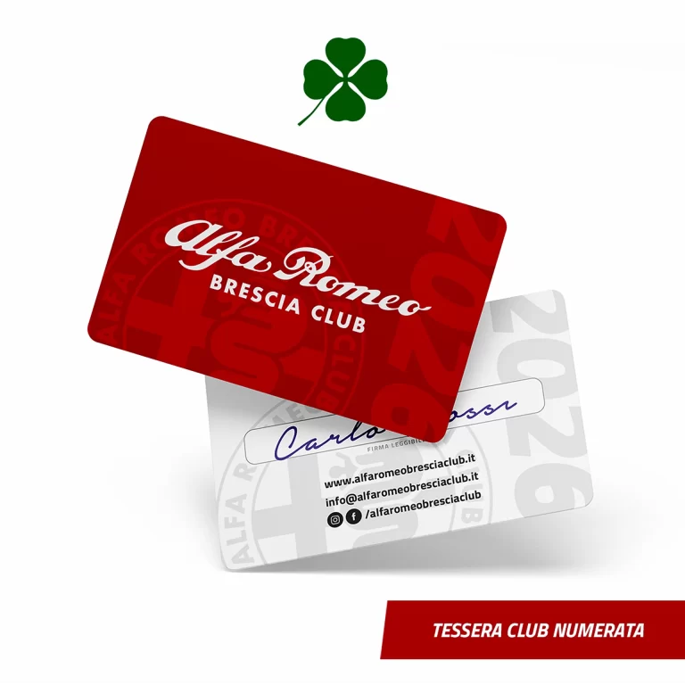 Tessera-Quadrifoglio-Verde-Tesseramento-2026-Alfa-Romeo-Brescia-Club